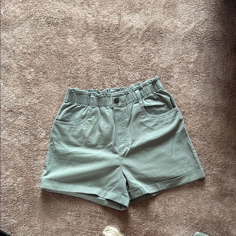 Casual Green Shorts